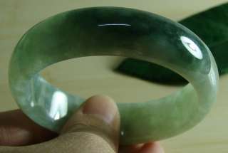Certified Perfect Scattered Flower Green A Jade Jadeite Bangle 