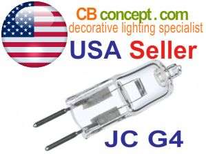 15 pcs NEW Crispy Halogen JC 6V 20Watt Bulbs   G4 Base  