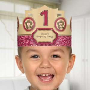   Little Cowboy   Birthday Party Personalized Hats: Toys & Games
