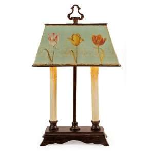 Cute Country Candelabra Metal Table Lamp