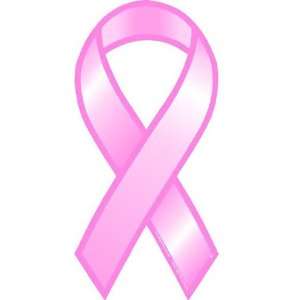    Breast Cancer Awareness Car Magnet   Pink Ribbon Automotive