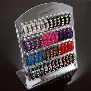 Crystal Rhinestone ★SMALL Hoop★ Earrings (1 Pair   Lot of Colors 