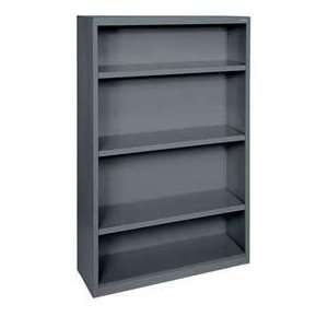  Steel Bookcase 3 Shelf 36W X 12d X 60H Charcoal 