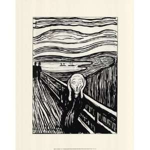 Scream (from original Munch lithograph), c.1895   Poster by Edvard 
