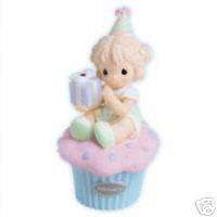 Precious Moments February Birthday Cupcake Figurine *birthstone  