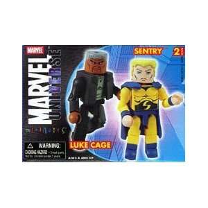  Marvel Mini Mates Series 12 Luke Cage and Sentry Toys 