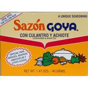 Goya, Sazon Clntro Achiote 20Ct, 3.52 OZ (Pack of 18)