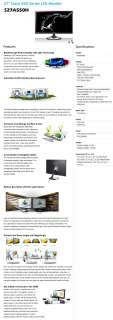 New SAMSUNG 27 SyncMaster LED Full HD Monitor S27A550H  