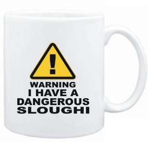  Mug White  WARNING : DANGEROUS Sloughi  Dogs: Sports 