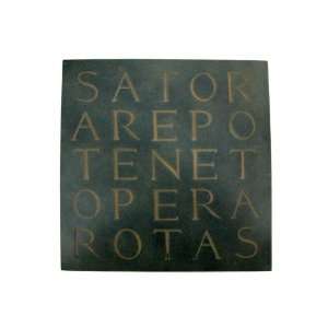  Sator Stone Palindrome Outdoor Wall Plaque Magic
