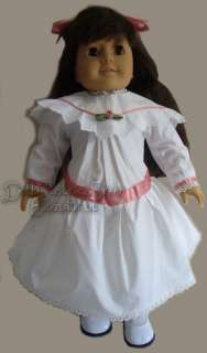18 Inch Doll Clothes Victorian Tea Dress, Berber Collar  