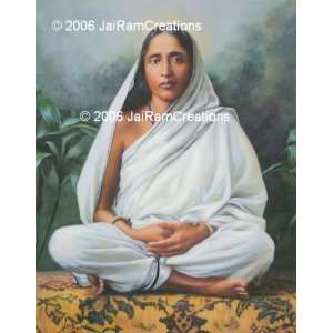  Sri Sarada Devi 11 x 14 Color Photograph (11 86)