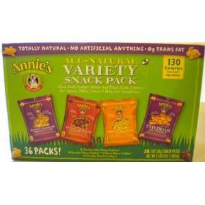 Annies Homegrown Bunny Snacks Variety Pack, 36 x 1 Oz Bags (Pack of 