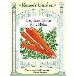  Long Sweet Carrot Seeds   King Midas Patio, Lawn & Garden