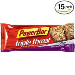   Threat Energy Bar, Caramel Peanut Crisp, 1.94 Ounce Bars (Pack of 15