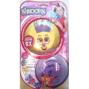  Shnooks Plush Friend Toy, Yengo Yellow & Purple, with 