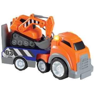 Small World Express Preschool Toys Mega Trucks   Back Hoe 