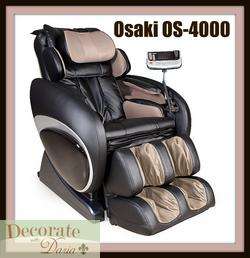 MASSAGE CHAIR OSAKI Zero Gravity OS 4000 Auto Recliner Heat Therapy 