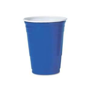  Solo Cups Plastic Party Cold Cups, 16 Ounces, Blue, 50 Per 