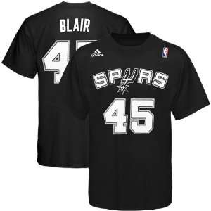  NBA adidas DeJuan Blair San Antonio Spurs #45 Net Number T 