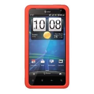    Red Premium 1 Pc Soft Gel Silicone Rubber Skin Case + LCD Clear 