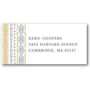 Business Holiday Address Labels   Winter Embroidery By Hello Little 