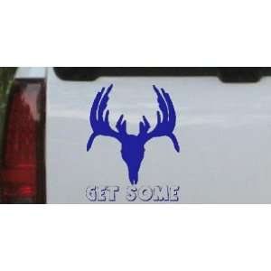 Get Some Deer Skull Hunting And Fishing Car Window Wall Laptop Decal 