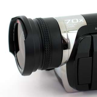 Wide Angle .42X Fisheye Lens for Sony Handycam DCR SR68  