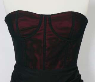 Alice+Olivia Roxanna Bustier Dress 4 XS S UK 8 NWT $396 Black Seen on 