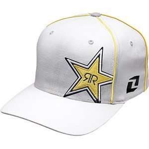  One Industries Rockstar Represent Flexfit Hat White 