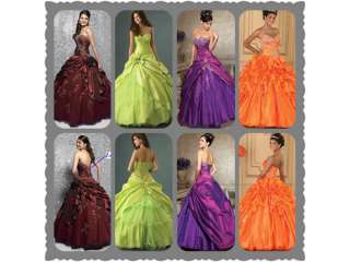 line Multi Style Bridal Wedding Elegant Prom Party ball Dress 6 8 10 