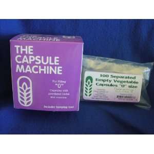   Capsule Machine plus 100 0 Size Separated Empty Vegetable Capsules