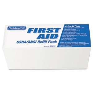  PhysiciansCare 90103 ANSI/OSHA First Aid Refill Pack, 41 