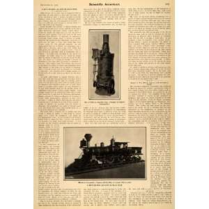  1907 Article Bion J Arnold Boy Locomotive Engine Design 