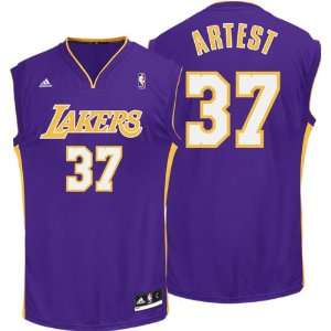 Ron Artest Kids (4 7) Jersey: adidas 2010 Purple Replica #37 Los 