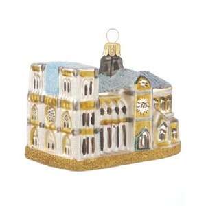   Personalized Notre Dame Cathedral Christmas Ornament