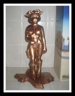 RON ENGLISH CATHY COWGIRL GOLD ART SCULPTURE 30 MADE  