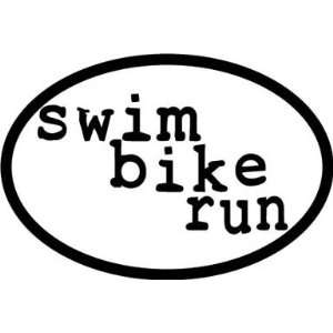  BaySix Swim Bike Run Magnet