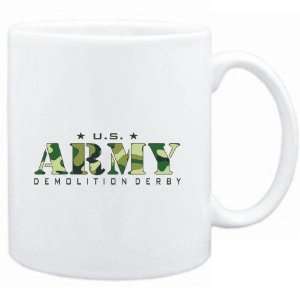  Mug White  US ARMY Demolition Derby / CAMOUFLAGE  Sports 