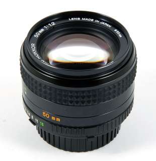 Mint* Minolta Rokkor 50mm F/1.2 MD lens 50/F1.2  