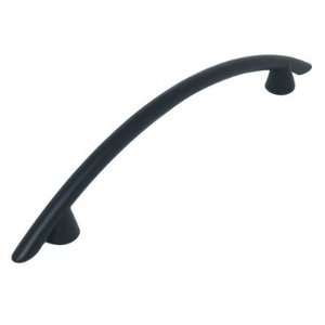  Belwith Keeler Rubric Collection 96mm Bow Pull Matte Black 