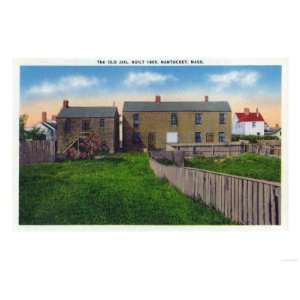 Nantucket, Massachusetts   View of the Old Jail, built in 1805 Giclee 