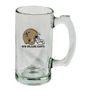  New Orleans Saints Beer Mug 13oz Glass Sports Tankard 