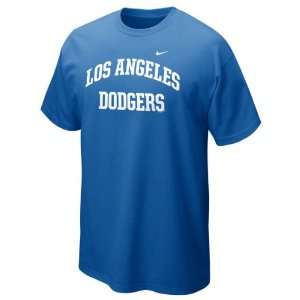  Los Angeles Dodgers Royal Nike 2012 Arch T Shirt: Sports 