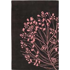   x3 Dharma Hand tufted Rug, Pink, Brown, Carpet: Furniture & Decor
