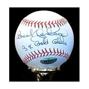  Benito Santiago Autographed Baseball 3x Gold Glove 