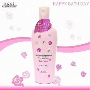  Kose Happy Bath DAY Precious Rose Body Soap 300ml: Beauty