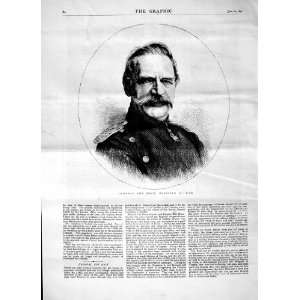    1871 PORTRAIT GERMAN GENERAL VAN ROON MINISTER WAR