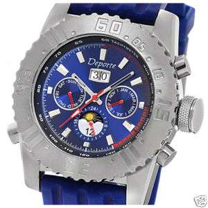 DEPORTE OVERDRIVE MENS AUTOMATIC WATCH NEW FREE USA S H  
