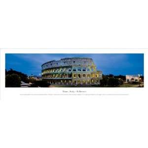  Rome, Italy Coliseum Unframed Panoramic Photograph Wall 